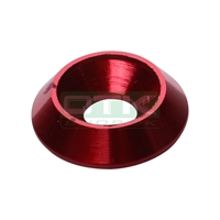 Counter sunk washer 18x6 mm, red